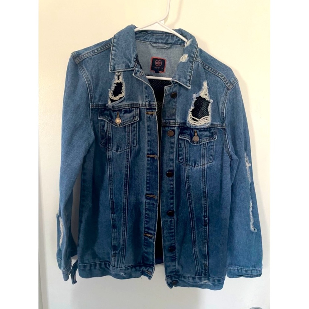 Boomboom Jeans Oversized Distressed Denim Jacket